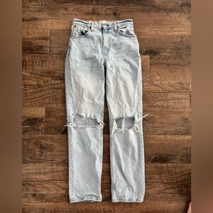 Abercrombie & Fitch ultra high rise 90s straight jean